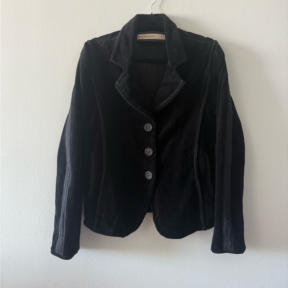 Marithe Francois Girbaud Jackets & Blazers - Marithé + François Girbaud Black Velour Blazer